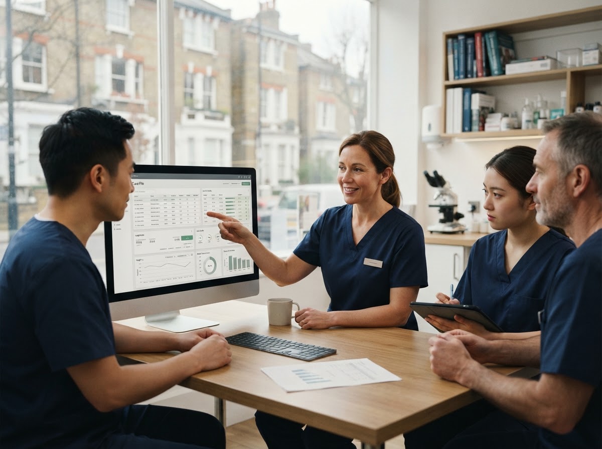 Londonvets team workspace used for reviewing predictive model outputs